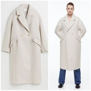 Elegant Cream Women's Coat